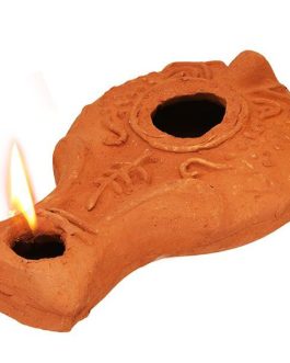 Wise Virgins Clay Oil Lamp Jesus Period – Bethlehem – Made in Israel