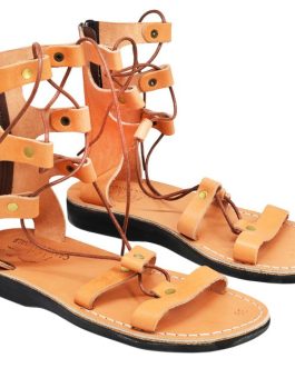 ‘Roman Gladiator’ Sandals – Time of Jesus – Tan Leather – Made in Israel